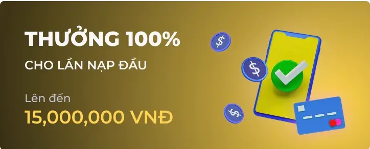 Hình ảnh quảng cáo Thưởng 100% của tk88
